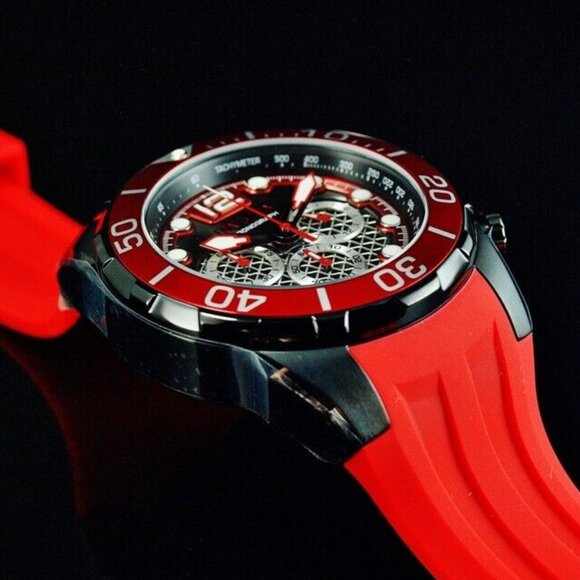 Pro Diver Red 50mm Men's Watch! New! - Picture 10 of 10